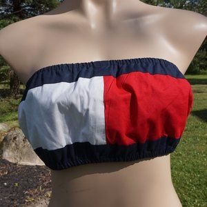 Tommy Hilfiger Reversible Tie-Back Bandeau Top